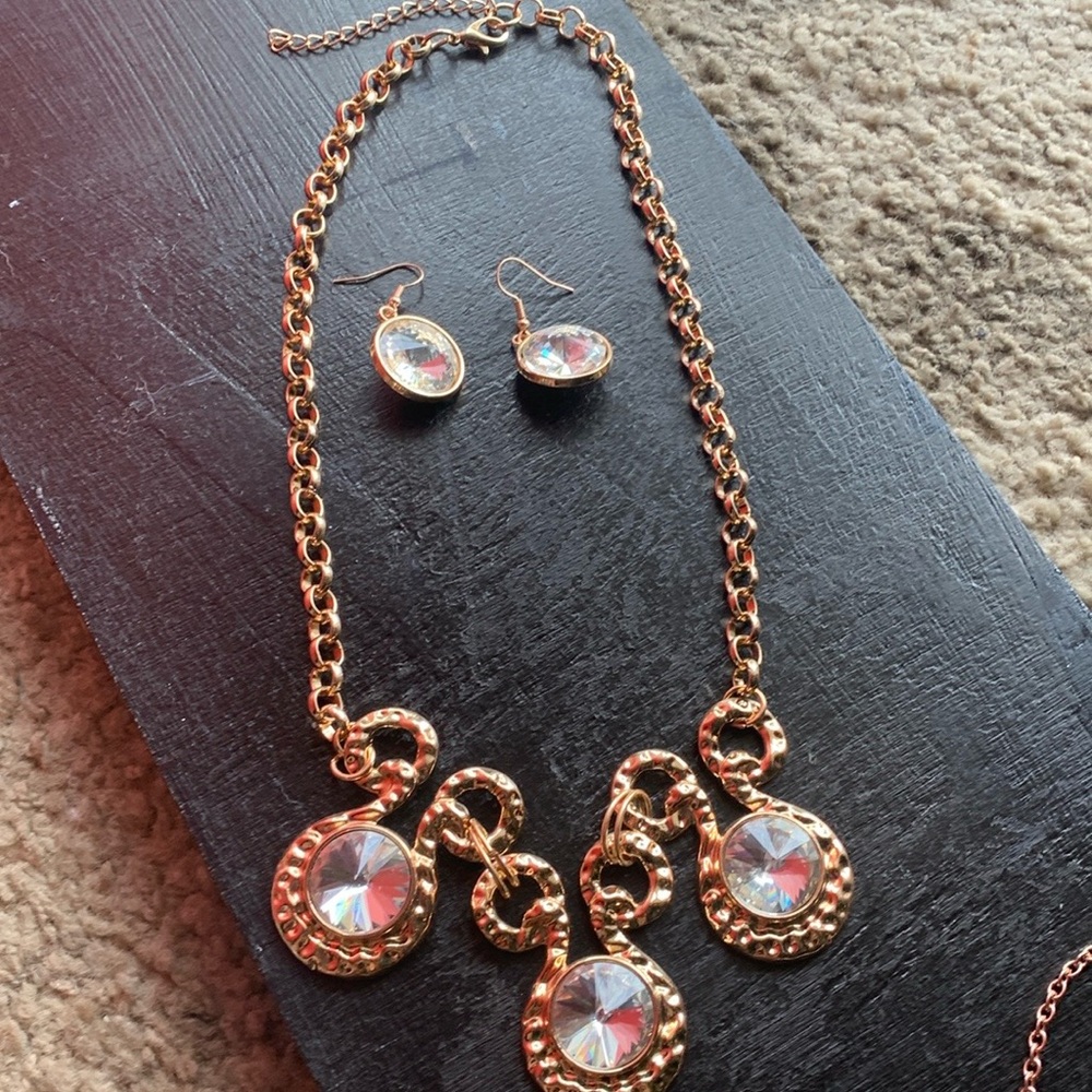 Necklace and Earrings